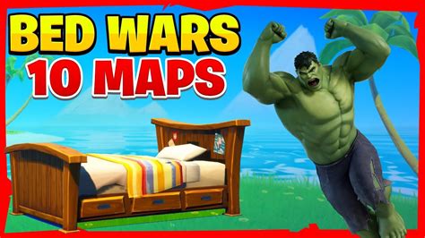 🥵best 10 Bed Wars Maps In Fortnite Chapter 4 Bed Wars Fortnite Codes🥶 Youtube
