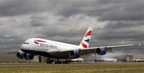 British Airways British Airways First A380 Arrives At Heathrow Home