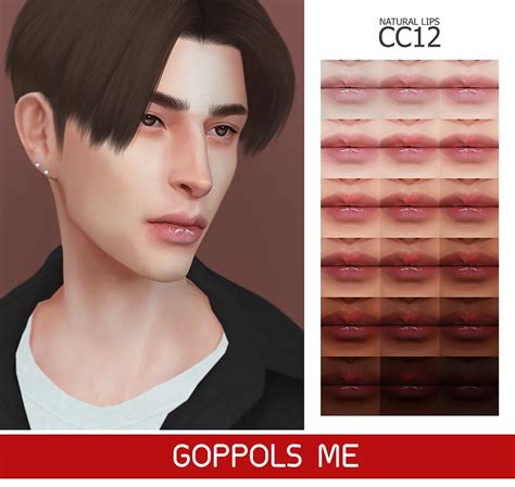 Gpme Gold Natural Lips Cc12 Sims 4 Teen Sims Cc Makeup Addict Makeup
