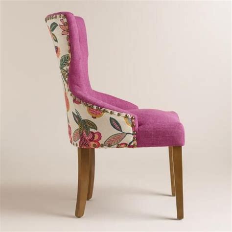 No options have been selected. Timeless Grace Floral and Pink Linen Maxine Dining Chair ...