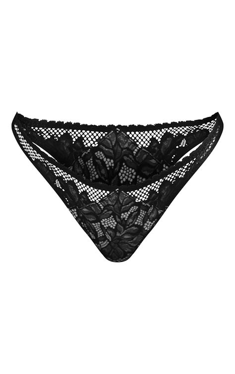 black ann summers lace brazilian panties prettylittlething sa