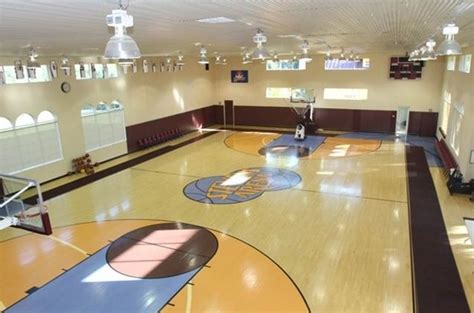 Other systems are made of very cheap materials and are inferior in design. 16 Homes With Basketball Courts You Can Buy Now | Home basketball court, Indoor basketball court ...