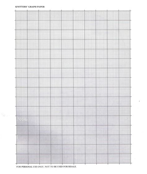 Printable Knitting Graph Paper Printable Blank World