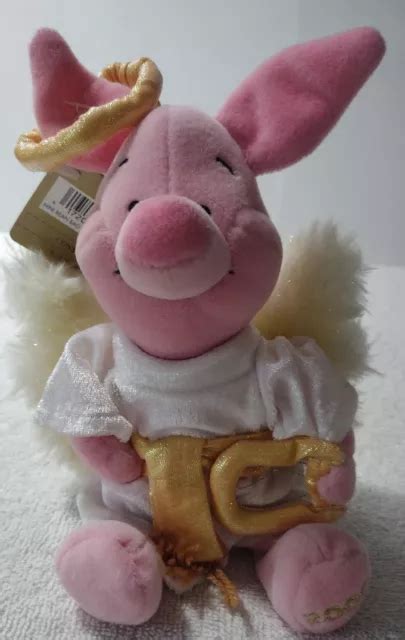 Disney Winnie The Pooh Mini Bean Bag Choir Angel Piglet 8 Plush Stuffed