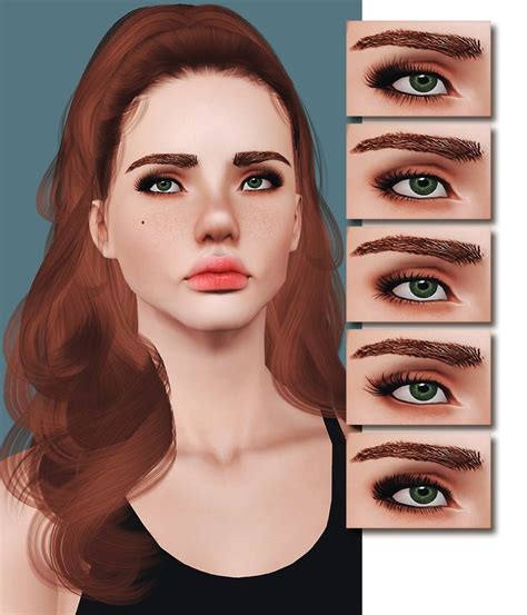 Pandelabs Eyelash Set Nr 1 In 2021 Sims 3 Makeup Eyelash Sets Sims