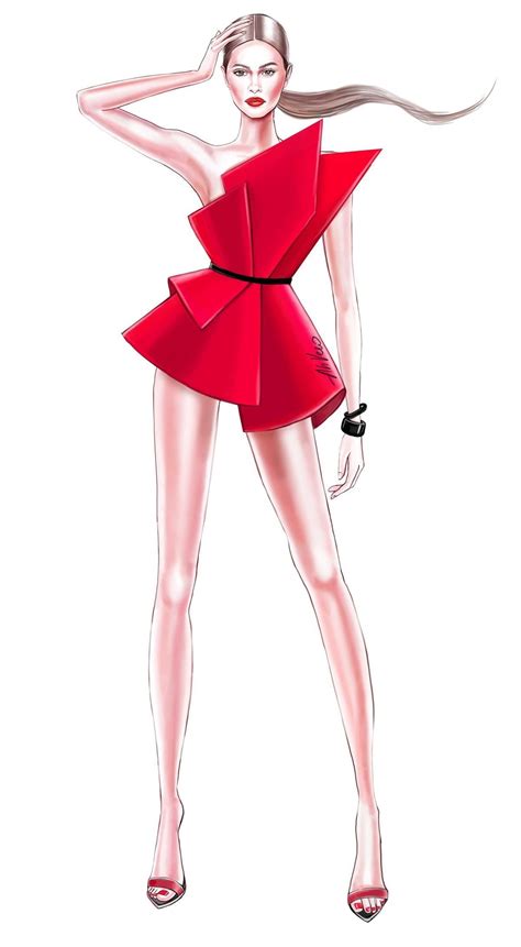 Fashion Figure Drawing Dress Fashion Illustration Poses - dream-inuyasha
