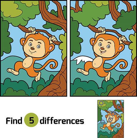 Royalty Free Spot The Difference Puzzles Clip Art Vector Images