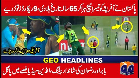 Pakistan Vs South Africa 3rd T20 Match Highlights Pakistan Beat