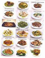 Chinese Food Menu And Pictures