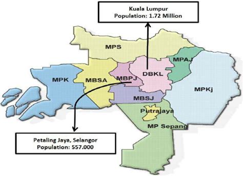 Senior minister (security cluster) datuk seri ismail sabri. Map of Kuala Lumpur and Selangor Areas | Download ...