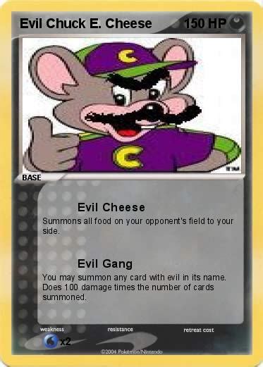 Pokémon Evil Chuck E Cheese Evil Cheese My Pokemon Card