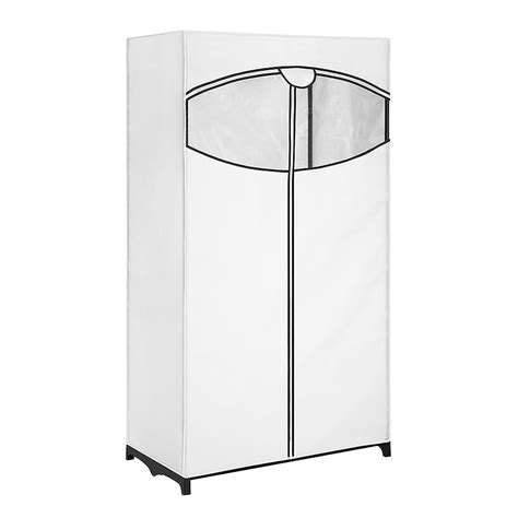 Shop Style Selections White Steel Clothing Rack With Cover At