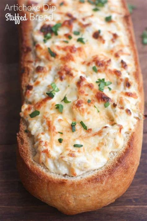 Get fresh recipes, cooking tips, deal alerts, and more! Artichoke Dip Stuffed Bread - Tastes Better From Scratch