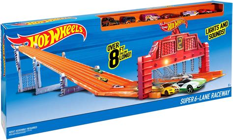 Mattel Hot Wheels Track Set Super Lane Raceway Mall Of America