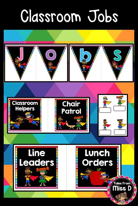 Editable Classroom Officers Chart