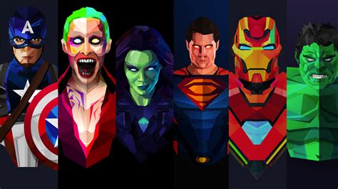 Marvel And Dc Artwork Hd Superheroes 4k Wallpapers Images Backgrounds Photos And Pictures