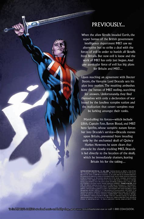 Captain Britain And Mi13 13 Comic Book Preview Comic Vine