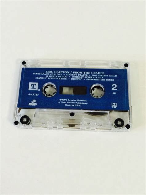 eric clapton from the cradle cassette tape etsy