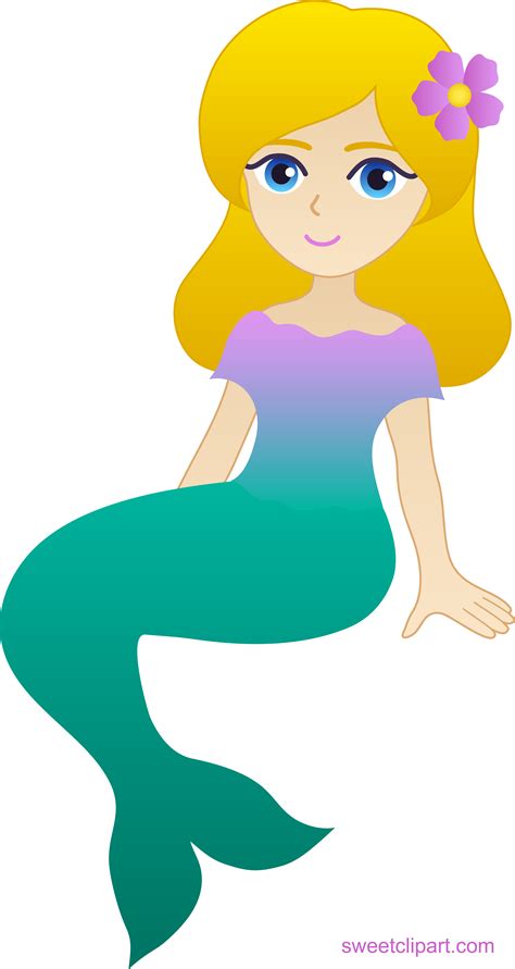 Mermaid Clip Art For Kids