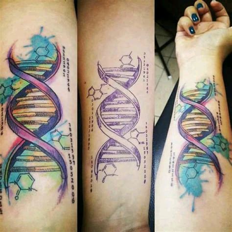 My Most Favorite Geometric Tattoo Dna Tattoo Biology Tattoo Science