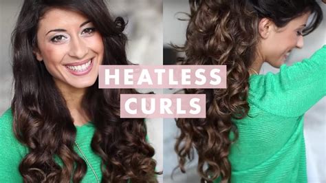 Pop culture has a lot to do with this push or pull in direction as far as. Heatless Curls Hair Tutorial - YouTube