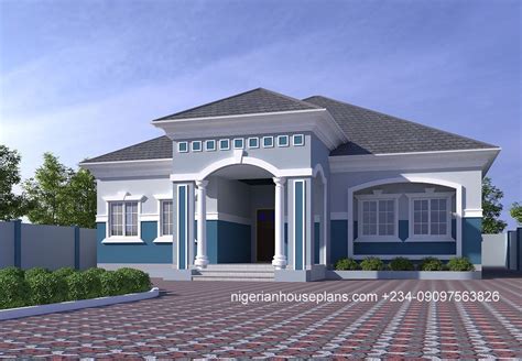 Bungalow Designs In Nigeria Bungalow House Very Often Has One And A Half Floors And Low Roofs