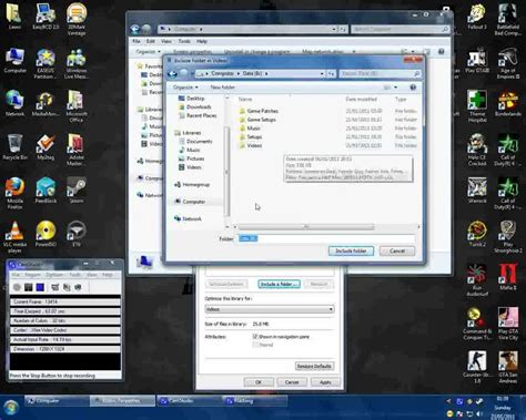 How To Add Folders To Your Windows 7 Media Library Youtube