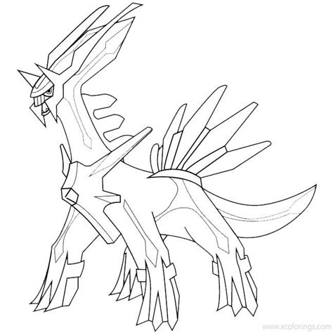 Dialga From Pokemon Coloring Pages