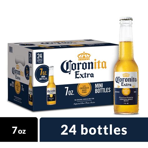 Corona Extra Coronita Mexican Lager Beer 24 Pk 7 Fl Oz Bottles 46