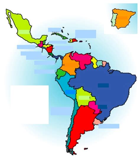 Mapa De Países Hispanohablantes Y Sus Capitales Diagram Quizlet