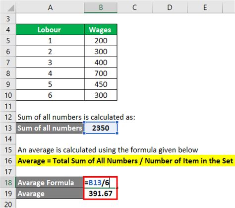 The first number, cell reference, or range for which you want the. Average Formula in Excel | How to Use Average Formula in ...