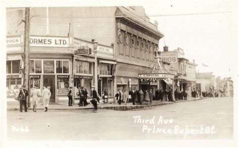 Postcard Third Avenue Prince Rupert Bc C1930s Flickr