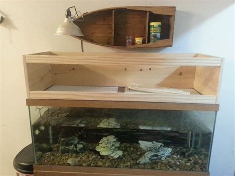 DIY Above Tank Basking Area Turtle Tank Aquatic Turtle Tank