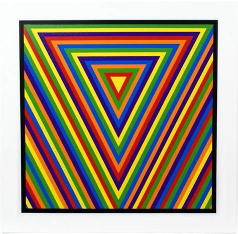 Sol Lewitt Bands Of Equal Width In Colour 2 2000 Linocut 29 X 29