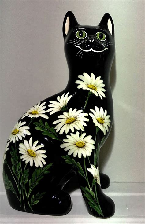 Pin By Jill Lakes On Cat Glass And Figurines Cat Painting Vintage