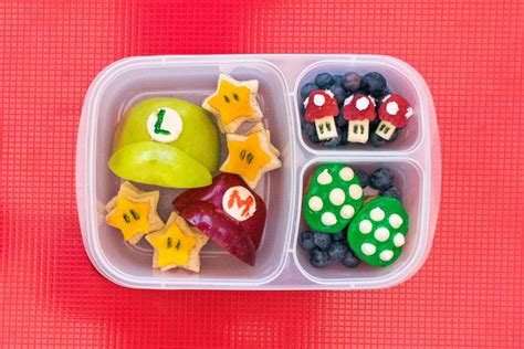 Lunchbox Dad How To Make A Super Mario Bros Food Art Bento Lunch