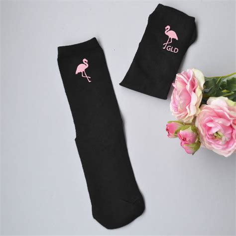 Peekaboo Personalised Flamingo Socks By Solesmith