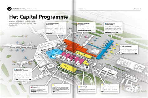 Expansion Of Schiphol Amsterdam Airport With New Terminal Airport Map