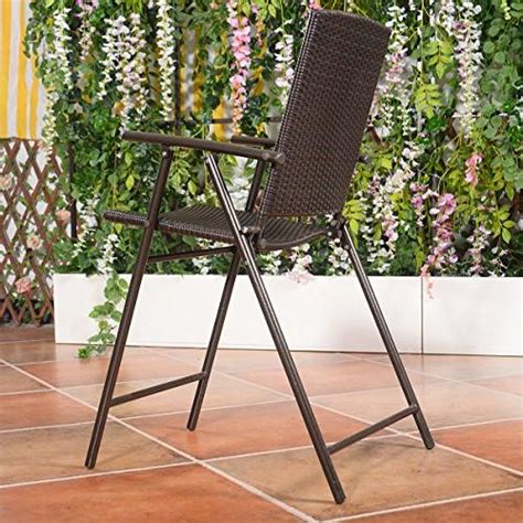 Choose your perfect rattan wicker chair from the huge selection outdoor garden round plastic weaving flower cheap wicker rattan chair item no: Giantex Folding Wicker Rattan Bar Chairs Tall Stool