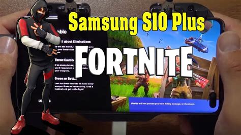 Samsung S10 Plus Fortnite Gameplay Youtube