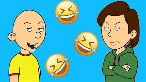 Funny Goanimate Videos Caillou Annoys Everyone With A Laugh Track Grounded Punishment Day Tv