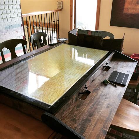 Oc Check Out This Sweet Setup Dnd Gaming Table Diy Game Room