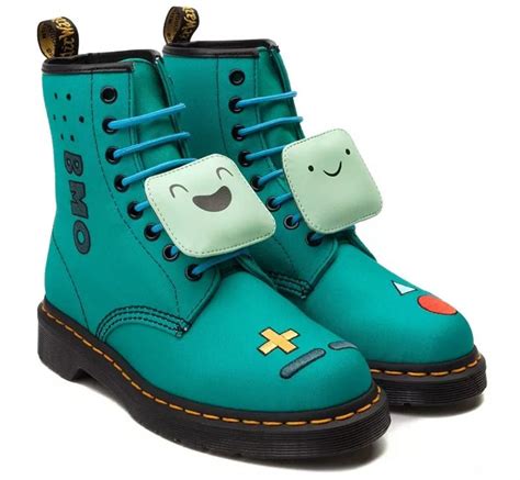 dr marten adventure time princess bubblegum and bmo boots kick up your fashion into high gear