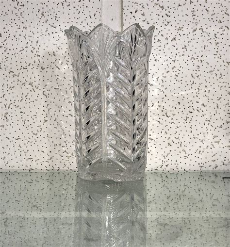 Vase Crystal Fifth Avenue Crystal Ltd Made In Poland Pologne Crystal