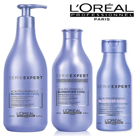 l oréal professionnel serie expert blondifier cool purple shampoo blonde hair ebay