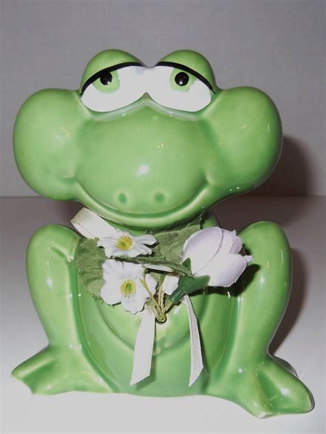 Frogs Ceramic Frogs Frog And Toad Cute Frogs Enesco Aminals