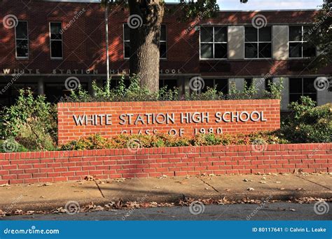 White Station High School Tennessee Editorial Photo Image Of Charter