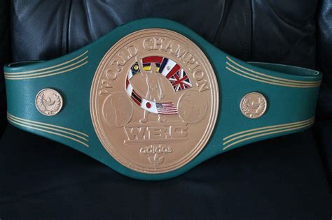 Wbc Adidas Championship Title Belt Full Size Replica Superb