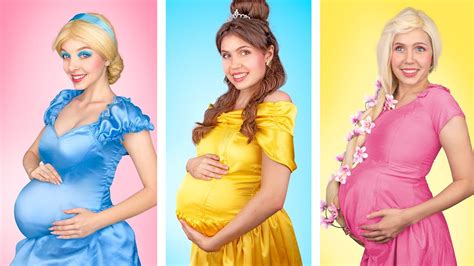 what if disney princesses were pregnant youtube