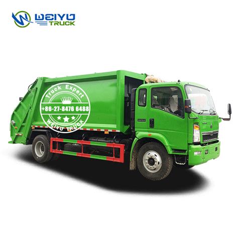 Sinotruk HOWO 4x2 10 CBM CCC Sanitation Garbage Compactor Truck From